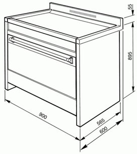 Варочный центр Смег CS19B-6 фото 2 в Санкт-Петербурге Варочный центр Smeg CS19B-6 фото 2 в Санкт-Петербурге