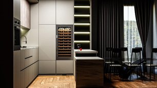 Встраиваемый винный шкаф Мэйвел MV66-KSB1 фото 2 в Санкт-Петербурге Встраиваемый винный шкаф Meyvel MV66-KSB1 фото 2 в Санкт-Петербурге