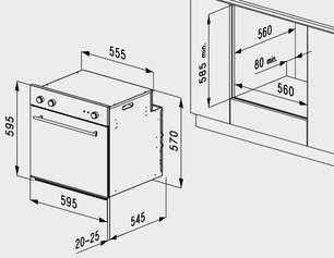 Духовой шкаф Кертинг OKB 1082 CRA фото 3 в Санкт-Петербурге Духовой шкаф Korting OKB 1082 CRA фото 3 в Санкт-Петербурге