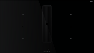 Индукционная варочная панель с вытяжкой Kuppersbusch KMI 9350.0 SR Black Chrome фото в Санкт-Петербурге