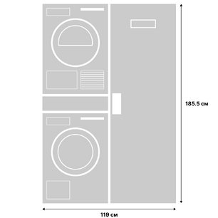 Asko Logic 23 (стиральная машина W4086C.T/3 + сушильная машина T408HD.T.P + сушильный шкаф DC7784 V.S + гладильная доска HI1153T) фото 2 в Санкт-Петербурге Asko Logic 23 (стиральная машина W4086C.T/3 + сушильная машина T408HD.T.P + сушильный шкаф DC7784 V.S + гладильная доска HI1153T) фото 2 в Санкт-Петербурге