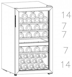 Винный шкаф Ла Соммельер ECS50.2Z фото 2 в Санкт-Петербурге Винный шкаф La Sommeliere ECS50.2Z фото 2 в Санкт-Петербурге