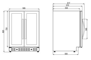Винный шкаф Dometic E40FGD Elegance фото 3 в Санкт-Петербурге