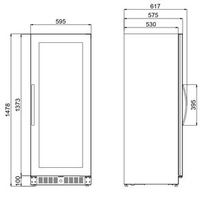 Винный шкаф Dometic E91FG Elegance фото 3 в Санкт-Петербурге