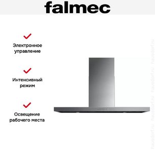 Вытяжка Falmec STREAM STEEL 90 фото 3 в Санкт-Петербурге