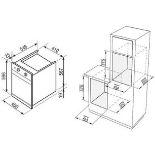 Духовой шкаф Кертинг OKB 4604 CGRN фото 2 в Санкт-Петербурге Духовой шкаф Korting OKB 4604 CGRN фото 2 в Санкт-Петербурге