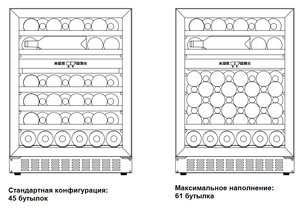 Винный шкаф Dometic E45FG Elegance фото 2 в Санкт-Петербурге