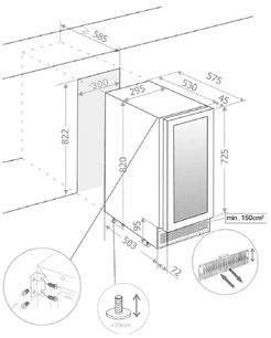 Винный шкаф Пандо PVMB 30-16CRR W фото 2 в Санкт-Петербурге Винный шкаф Pando PVMB 30-16CRR W фото 2 в Санкт-Петербурге