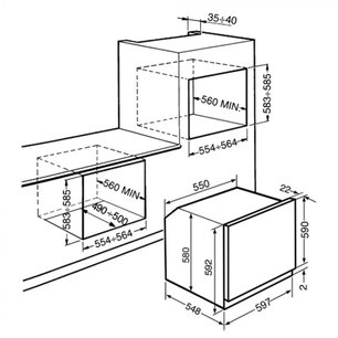 Духовой шкаф Смег SF99X фото 2 в Санкт-Петербурге Духовой шкаф Smeg SF99X фото 2 в Санкт-Петербурге