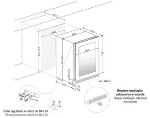 Встраиваемый винный шкаф Пандо PVMBP 60-45HD PAL фото 3 в Санкт-Петербурге Встраиваемый винный шкаф Pando PVMBP 60-45HD PAL фото 3 в Санкт-Петербурге