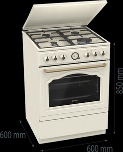 Комбинированная плита Gorenje GKS6C71CLI фото 4 в Санкт-Петербурге