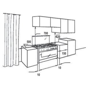 Газовая плита Кертинг CKE 68041 CRI фото 3 в Санкт-Петербурге Газовая плита Korting CKE 68041 CRI фото 3 в Санкт-Петербурге
