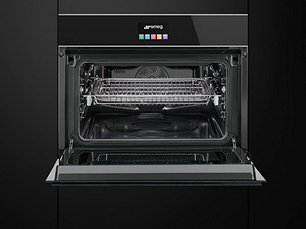 Духовой шкаф комбинированный с микроволновой печью Смег SF4604PMCNX фото 3 в Санкт-Петербурге Духовой шкаф комбинированный с микроволновой печью Smeg SF4604PMCNX фото 3 в Санкт-Петербурге