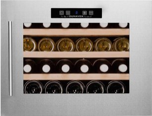 Винный шкаф Dunavox DX-24.56BSK (A) петли справа фото 2 в Санкт-Петербурге