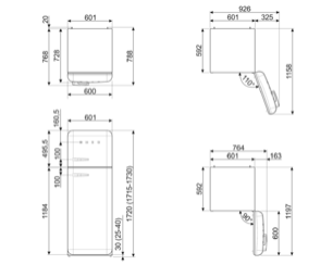 Холодильник Смег FAB30RBE3 фото в Санкт-Петербурге Холодильник Smeg FAB30RBE3 фото в Санкт-Петербурге