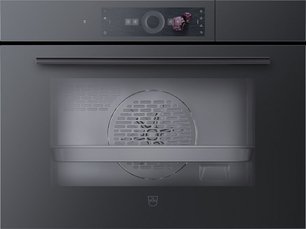 Встраиваемый паровой шкаф V-Zug CombiSteamer V4000 45 CS4T-23031 черное стекло фото в Санкт-Петербурге Встраиваемый паровой шкаф V-Zug CombiSteamer V4000 45 CS4T-23031 черное стекло фото в Санкт-Петербурге