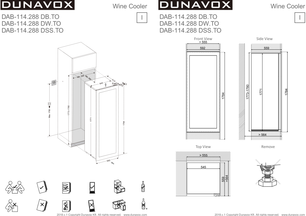 Винный шкаф Dunavox DAB-114.288DW.TO фото 4 в Санкт-Петербурге