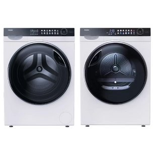 Haier (стиральная машина HW100-BD14378 + сушильная машина HD100-A2378) фото в Санкт-Петербурге Haier (стиральная машина HW100-BD14378 + сушильная машина HD100-A2378) фото в Санкт-Петербурге