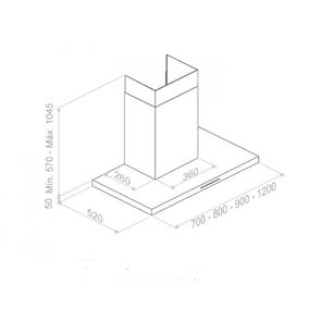 Вытяжка Пандо P-401/120 IX 1250 ECO SEC фото 3 в Санкт-Петербурге Вытяжка Pando P-401/120 IX 1250 ECO SEC фото 3 в Санкт-Петербурге