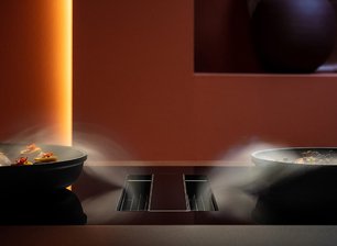 Варочная панель с вытяжкой Фалмек ZERO EASY 84 VETRO NERO фото 4 в Санкт-Петербурге Варочная панель с вытяжкой Falmec ZERO EASY 84 VETRO NERO фото 4 в Санкт-Петербурге