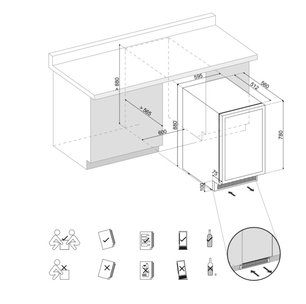 Винный шкаф Dunavox DAU-45.125DB.TO фото 2 в Санкт-Петербурге