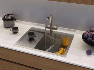 Мойка Omoikiri Akisame 65 GM R крыло слева фото 3