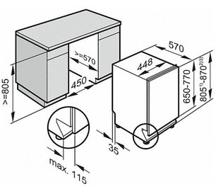 Встраиваемая посудомоечная машина Миле G 5481 SCVi фото 3 в Санкт-Петербурге Встраиваемая посудомоечная машина Miele G 5481 SCVi фото 3 в Санкт-Петербурге