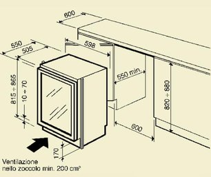 Винный шкаф IP CIRS 141 CF фото 3 в Санкт-Петербурге