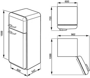 Холодильник Смег FAB30LX1 фото 2 в Санкт-Петербурге Холодильник Smeg FAB30LX1 фото 2 в Санкт-Петербурге