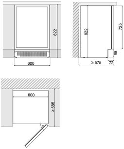 Встраиваемый винный шкаф Pando PVMBP 60-45XR фото 4 в Санкт-Петербурге