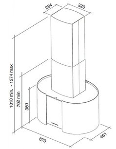 Вытяжка Фалмек Mirabilia isola 67 Elektra Vetro (800) ECP фото 4 в Санкт-Петербурге Вытяжка Falmec Mirabilia isola 67 Elektra Vetro (800) ECP фото 4 в Санкт-Петербурге