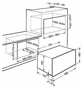 Духовой шкаф Смег S890BMFR7 фото 2 в Санкт-Петербурге Духовой шкаф Smeg S890BMFR7 фото 2 в Санкт-Петербурге