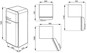 Холодильник Смег FAB30RBL1 фото 2 в Санкт-Петербурге Холодильник Smeg FAB30RBL1 фото 2 в Санкт-Петербурге