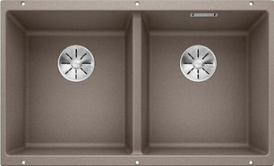 Мойка BLANCO SUBLINE 350/350-U Silgranit серый беж Мойка BLANCO SUBLINE 350/350-U Silgranit серый беж
