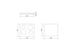 Индукционная варочная панель Barazza 1PI60IDN черная фото 4 в Санкт-Петербурге