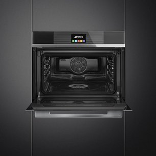 Компактный духовой шкаф с пароваркой Смег SF4104VCN фото 3 в Санкт-Петербурге Компактный духовой шкаф с пароваркой Smeg SF4104VCN фото 3 в Санкт-Петербурге