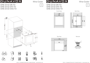 Винный шкаф Dunavox DAB-25.62DB.TO фото 2 в Санкт-Петербурге