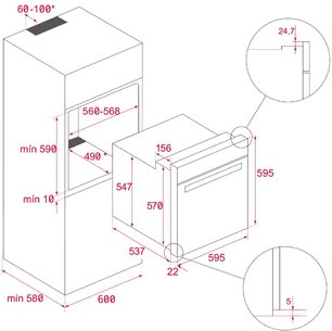 Духовой шкаф Тека HBB 720 BK фото 2 в Санкт-Петербурге Духовой шкаф Teka HBB 720 BK фото 2 в Санкт-Петербурге