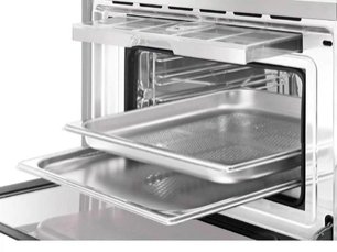 Компактный духовой шкаф с пароваркой Смег SF4750VCBS фото 4 в Санкт-Петербурге Компактный духовой шкаф с пароваркой Smeg SF4750VCBS фото 4 в Санкт-Петербурге