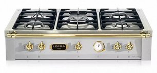 Варочная панель Lofra TRS96/5 BRASS фото в Санкт-Петербурге