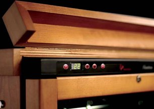 Винный шкаф IP CEXP 401 CU вишня фото 3 в Санкт-Петербурге