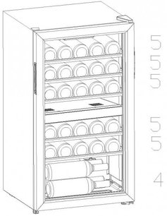 Винный шкаф Ла Соммельер ECS30.2Z фото 2 в Санкт-Петербурге Винный шкаф La Sommeliere ECS30.2Z фото 2 в Санкт-Петербурге