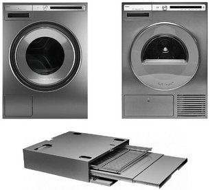 Asko Logic 12 (стиральная машина W4086C.T/3 + сушильная машина T408HD.T.P + выдвижная полка с корзиной HDB1153T) фото в Санкт-Петербурге Asko Logic 12 (стиральная машина W4086C.T/3 + сушильная машина T408HD.T.P + выдвижная полка с корзиной HDB1153T) фото в Санкт-Петербурге