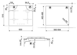 Варочная панель Смег PV164N2 фото 4 в Санкт-Петербурге Варочная панель Smeg PV164N2 фото 4 в Санкт-Петербурге