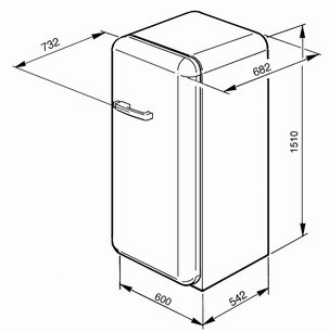 Холодильник Смег FAB10HRIT фото 3 в Санкт-Петербурге Холодильник Smeg FAB10HRIT фото 3 в Санкт-Петербурге