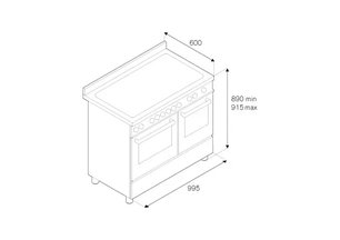 Варочный центр Bertazzoni MAS100 6 MFE T CR T фото 4 в Санкт-Петербурге