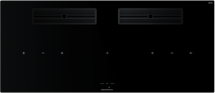 Индукционная варочная поверхность с вытяжкой Kuppersbusch KMI 12850.0 SR-S Black Chrome фото в Санкт-Петербурге