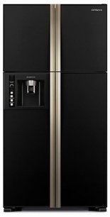 Холодильник Хитачи R-W722FPU1X GBK черное стекло фото в Санкт-Петербурге Холодильник Hitachi R-W722FPU1X GBK черное стекло фото в Санкт-Петербурге