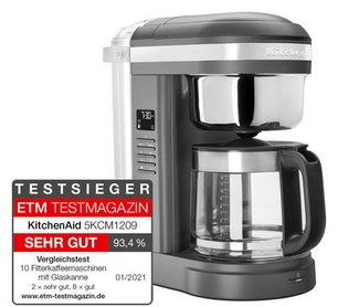 Кофеварка Китчен Эйд 5KCM1209EDG фото 3 в Санкт-Петербурге Кофеварка KitchenAid 5KCM1209EDG фото 3 в Санкт-Петербурге
