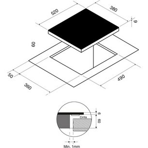 Индукционная варочная панель Pando PI-TEP фото 3 в Санкт-Петербурге